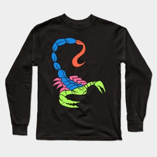 rainbow scorpion Long Sleeve T-Shirt